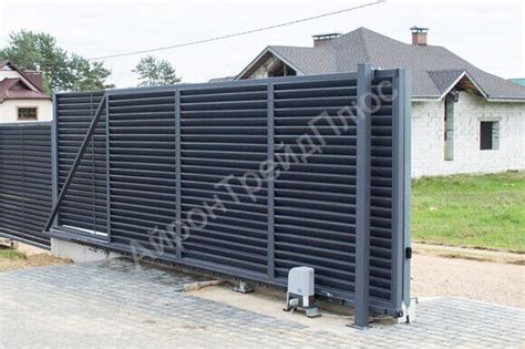 Готовые откатные ворота, купить готовый каркас откатных ворот комплектом