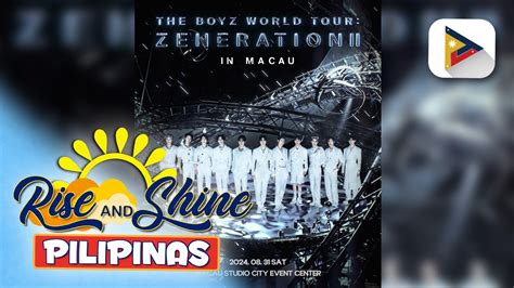 TALK BIZ K Pop Boy Group Na The Boyz Magbabalik Pinas Para Sa