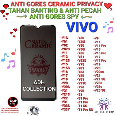 Spy Anti Pecah Anti Gores Ceramic Privacy Anti Intip Full Layar