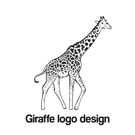 Premium Vector Giraffe Vector Logo Design