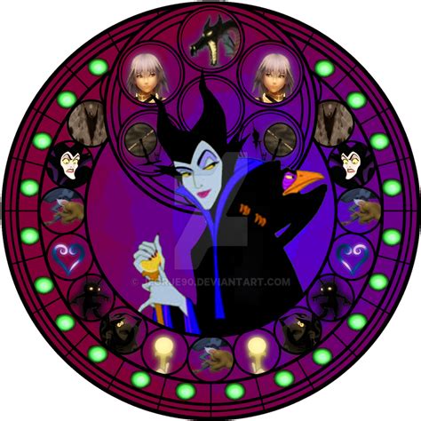 Maleficent Stained Glass By Jeorje90 On Deviantart