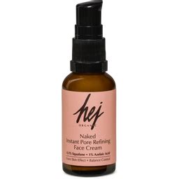 Hej Organic Naked Instant Pore Refining Face Cream Ml Ecco Verde