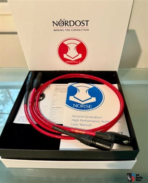 Nordost Heimdall 2 XLR Interconnects 1M Mint For Sale US Audio Mart