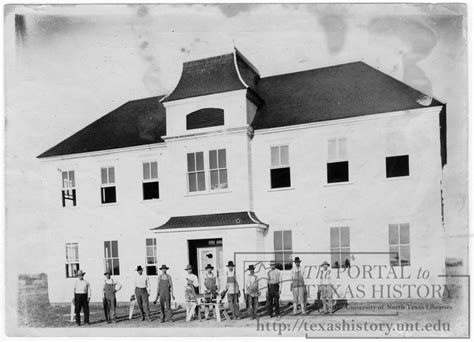 Halsell School Construction Crew The Portal To Texas History