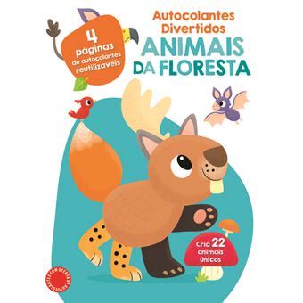 Animais Da Floresta Autocolantes Divertidos Brochado Yoyo Studios