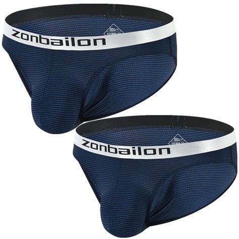 Buy ZONBAILON Mens Bulge Enhancing Underwear Briefs Pack Bulge Pouch