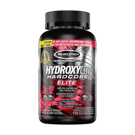 Hydroxycut Hardcore Elite 110 Caps Muscletech Original Quemador De