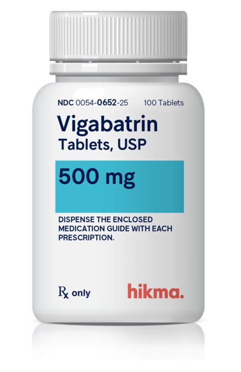 Vigabatrin Tablets Usp Mg Generic Of Sabril