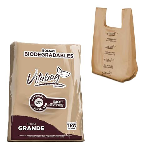 Bolsas Biodegradables Vitabag Grande Kg Olimpia