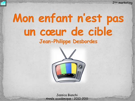 PDF Présentation du livre mon enfant n est pas un coeur de cible