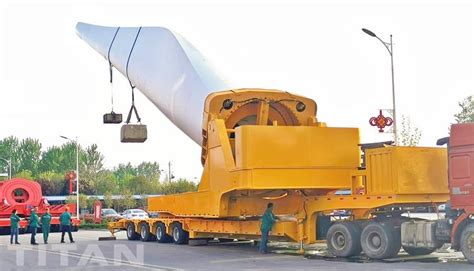 Meters Wind Turbine Blade Transport Trailer For Sale In Vietnam