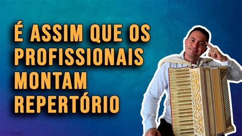 Como Montar Um Repert Rio No Acordeon Youtube