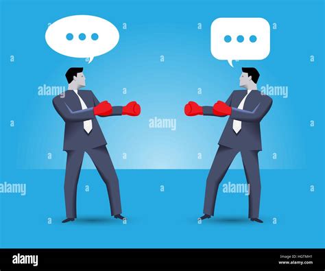 Business Negotiation Tough Stock Vector Images Alamy