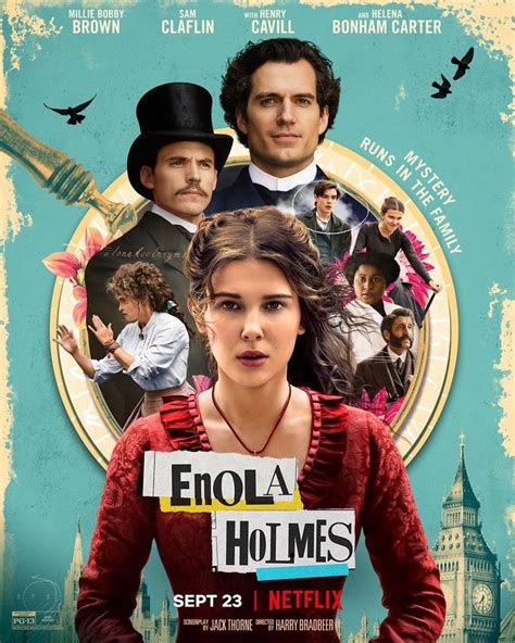 The Movie Poster For Enola Holmes