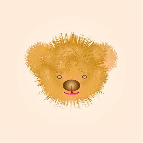 cute bear face vector illustration 20709627 Vector Art at Vecteezy