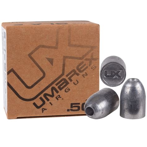 Umarex SLA Solid Lead Ammo 510 50 Cal 250 Grain 20 Ct