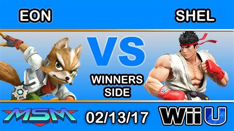 Msm Lh Eon Fox Bayo Vs E C Shel Ryu Winners Side Smash