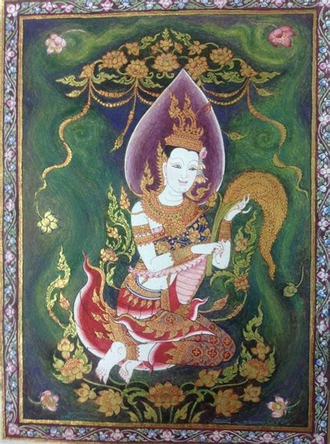 Pin by Viri Chaiwat on ภาพจิตรกรรม | Thai art, Thailand art, Buddhist art