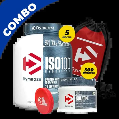 Combo Dymatize Iso 100 5lbs Creatina 300g De Combos Suplementos