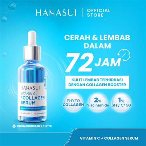 Jual Hanasui Vitamin C Collagen Serum New Look Improved Formula