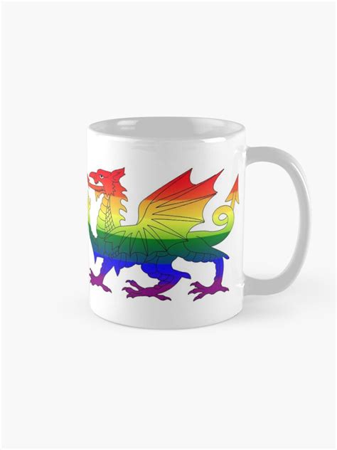 Wales Pride Flag Baner Balchder Cymru Welsh Cymraeg Coffee Mug For