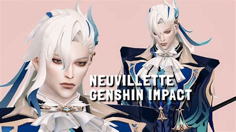 The Sims Neuvillette Genshin Impact Cc Links Create A Sims