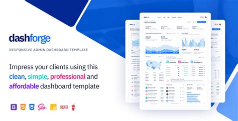 Dashforge Responsive Admin Dashboard Template Thememag