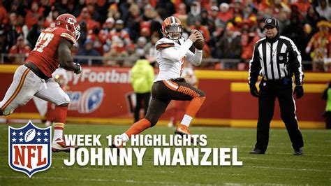 Johnny Manziel Highlights Week 16 Browns Vs Chiefs Nfl Youtube