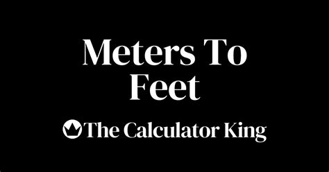 Convert Meters to Feet (m to ft) | Examples & Steps