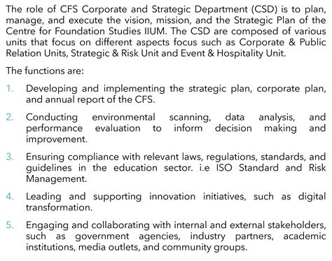 csd centre  foundation studies