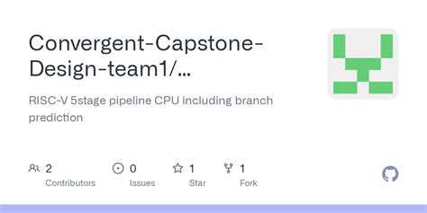 Github Convergent Capstone Design Team Capstone Project Risc V