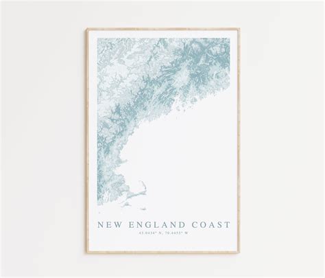 map of new england coast