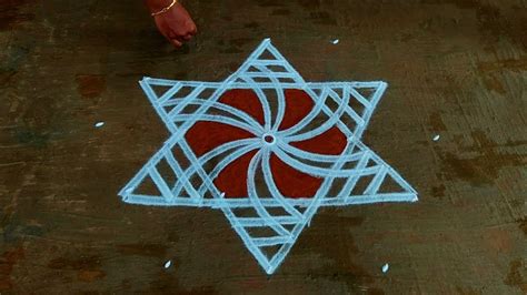 Panguni Madham Star PadikolamPandaga MugguluSimple Rangoli