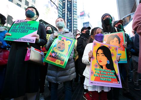 Times Square Rally Confronts Asian American Violence In New York City