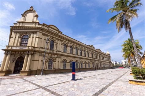 Veracruz Colorful Streets And Colonial Houses In Historic City Center