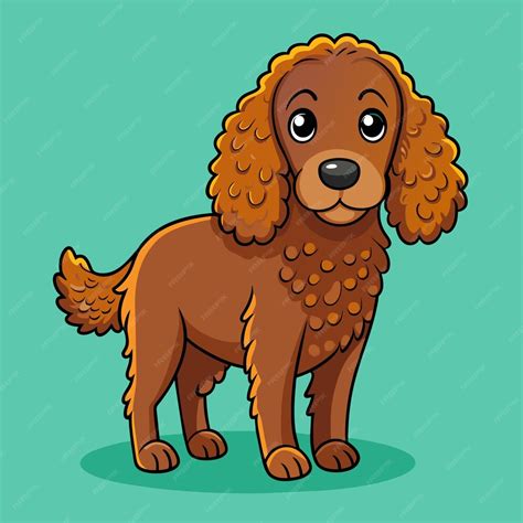 Un Dibujo De Un Perro Con Un Perro En él Vector Premium
