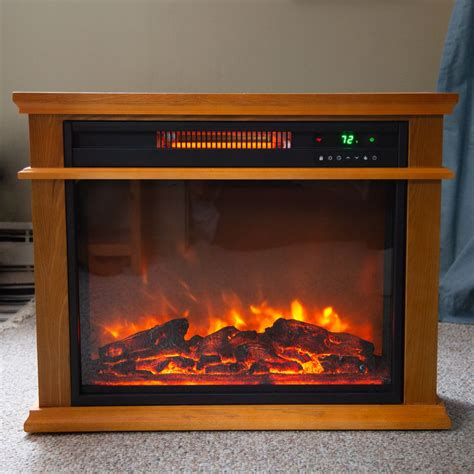 Lifesmart Infrared Quartz Fireplace Heater Review Furniture And Heater In One