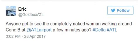 Woman Strolls Through Atlanta S Airport NAKED Daily Mail Online
