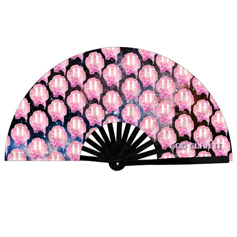 Trippy Hand Fan Etsy