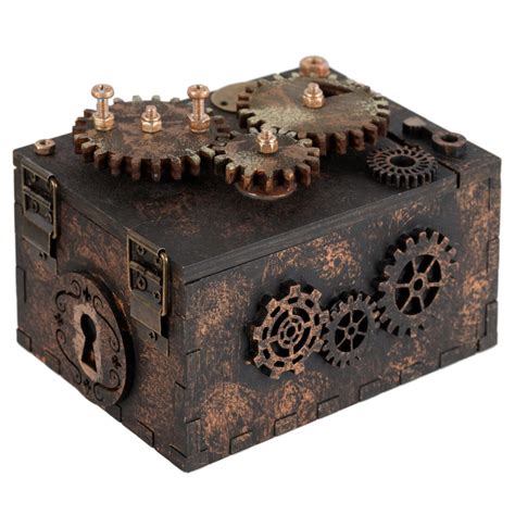 Шкатулка с секретом Gearbox, малая - купить по цене 4 074 руб в Москве ...
