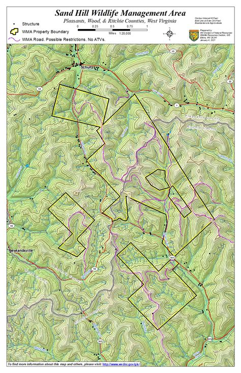 West Sandy Wma Blind Map Blindjulb