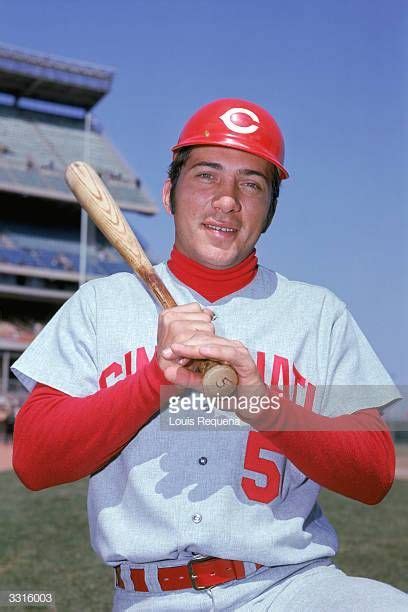 Catcher Johnny Bench Of The Cincinnati Reds Poses For A Portrait Circa