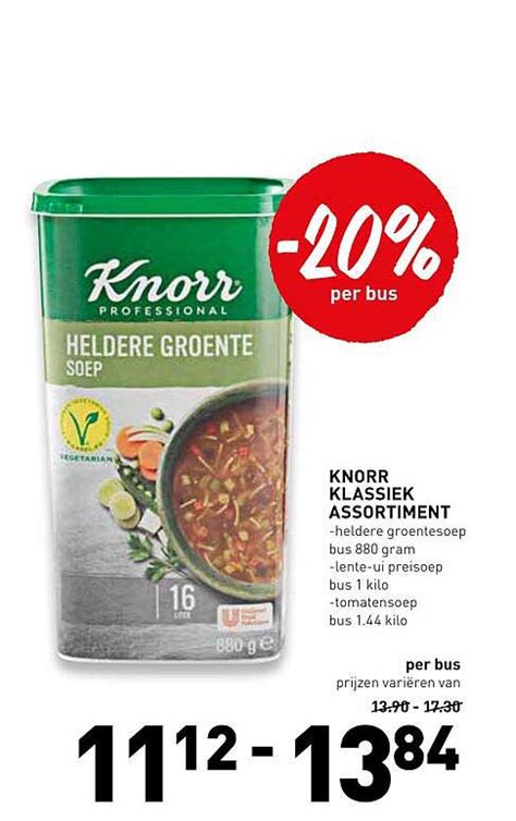 Knorr Klassiek Assortiment Aanbieding Bij De Kweker 1Folders Nl