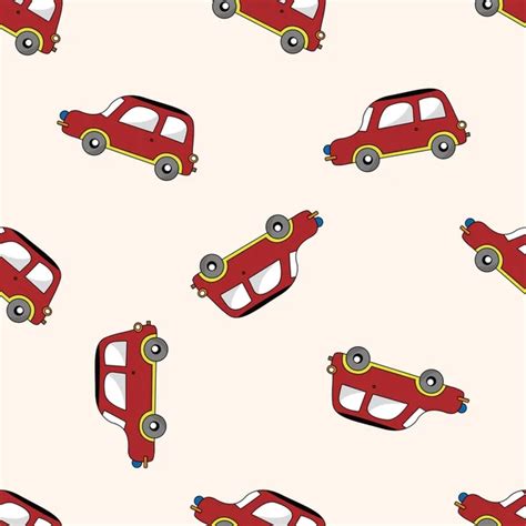 Seamless Car Pattern Stock Vector By Mocoo