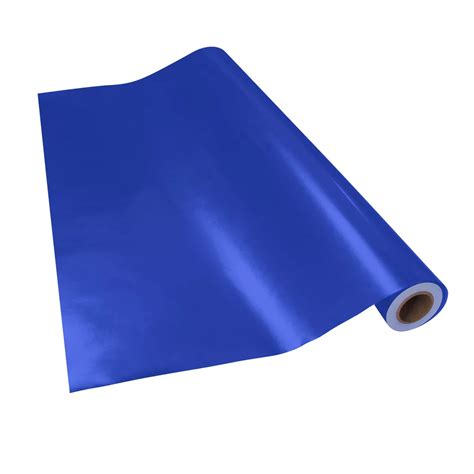 PAPEL METALIZADO 25MTS AZUL REY Super Papelera