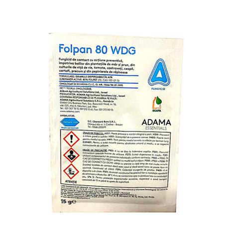 Folpan 80WDG 15 Gr Fungicid Contact Adama Vita De Vie Mar Prun