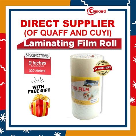 On Hand Quaff Laminating Film Inch Roll Mic Lazada Ph