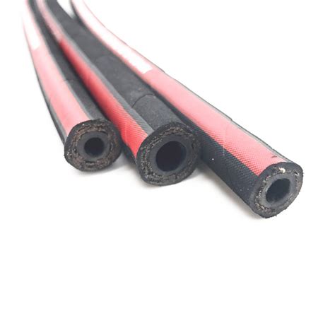 Sae R Steel Wire Braid High Pressure Rubber Hydraulic Hose China