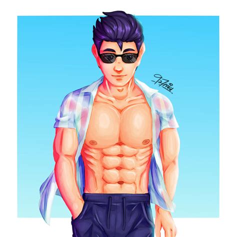 Stardew Valley Expanded Mod : Victor at Beach by 927miu on DeviantArt