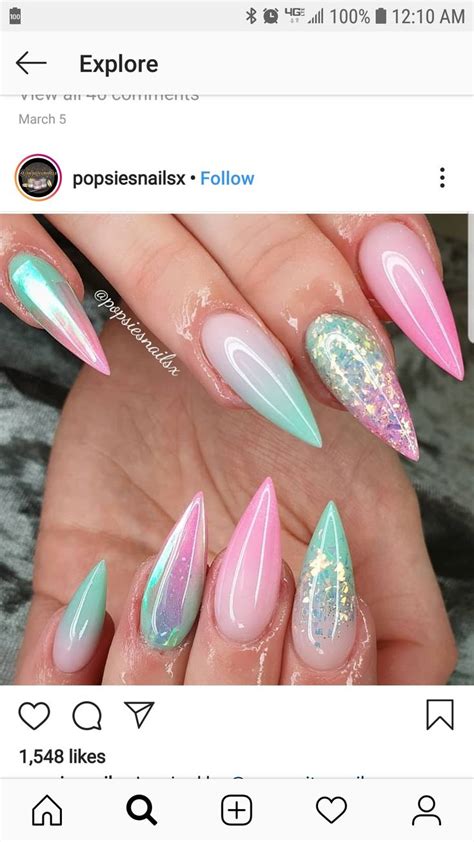 Pin By Britney Szekley On Beauty In 2024 Unicorn Nails Designs